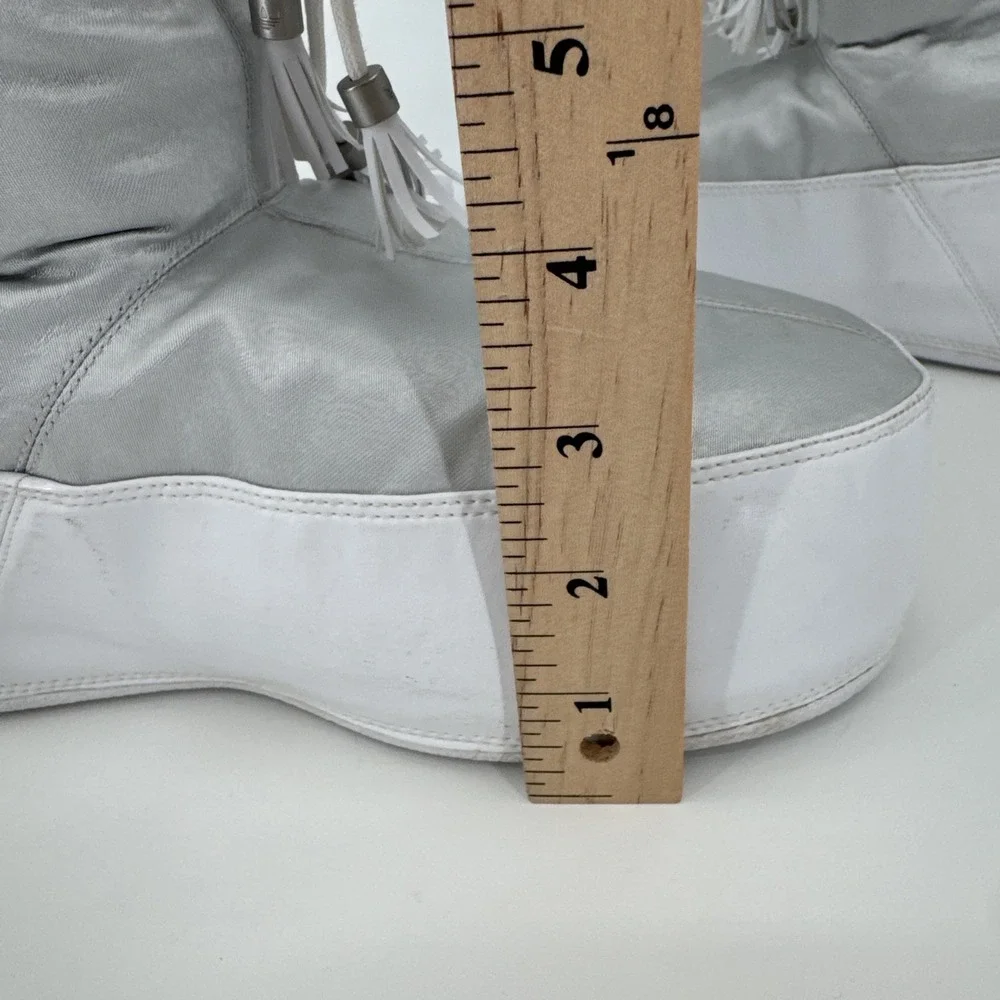 ADIDAS Y2K 90 Winter BOOTS ski Snow CARLO GRUBER fur Platform Shoes W size 6.5‎